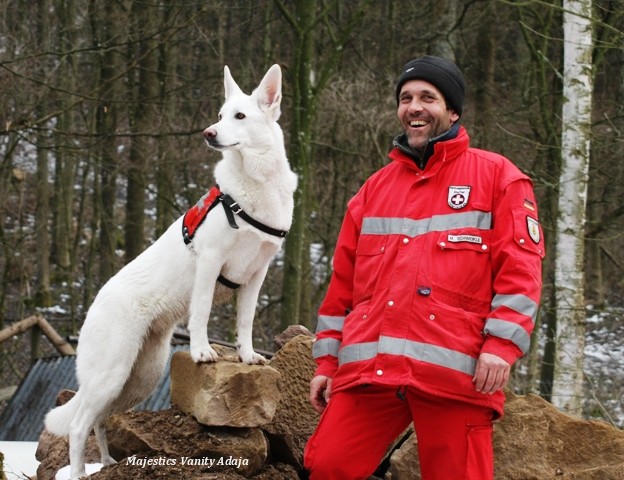 wei�e sch�ferhunde rettungshunde